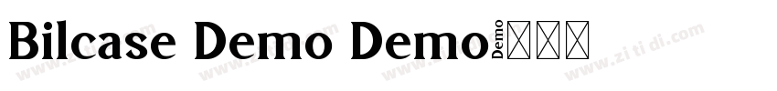 Bilcase Demo Demo字体转换